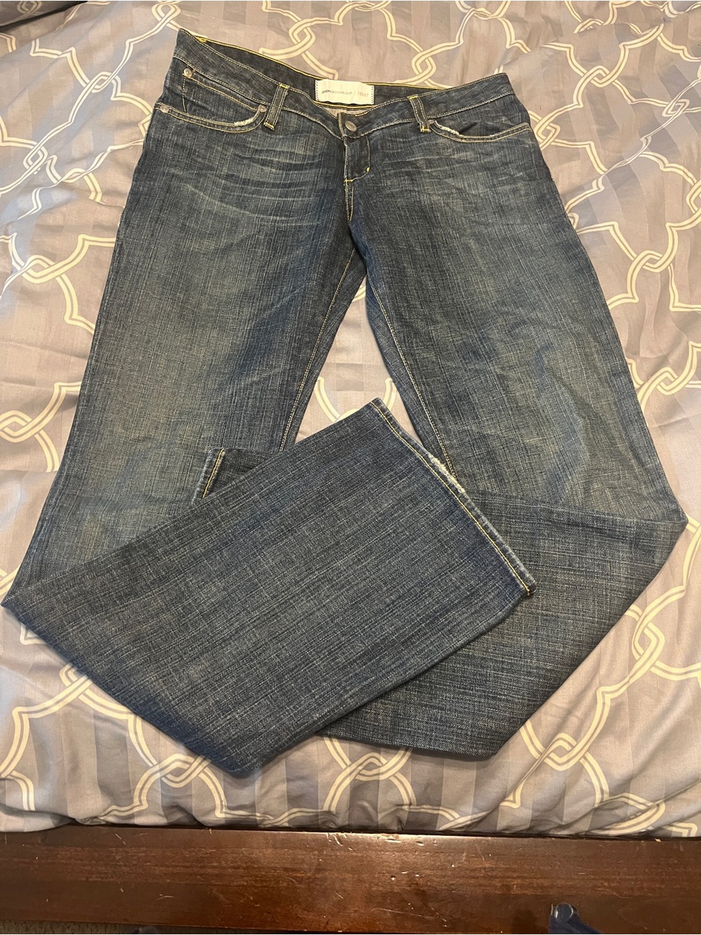 Paper Denim and Cloth Mid Rise Women's Straight-Leg Jeans size 30
